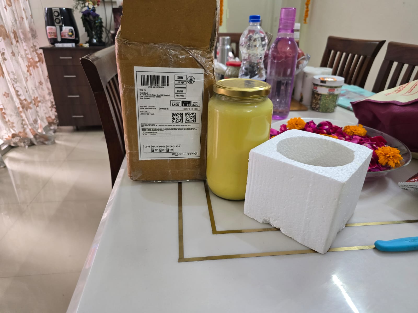 Golden Barkat Desi Cow Ghee Jar